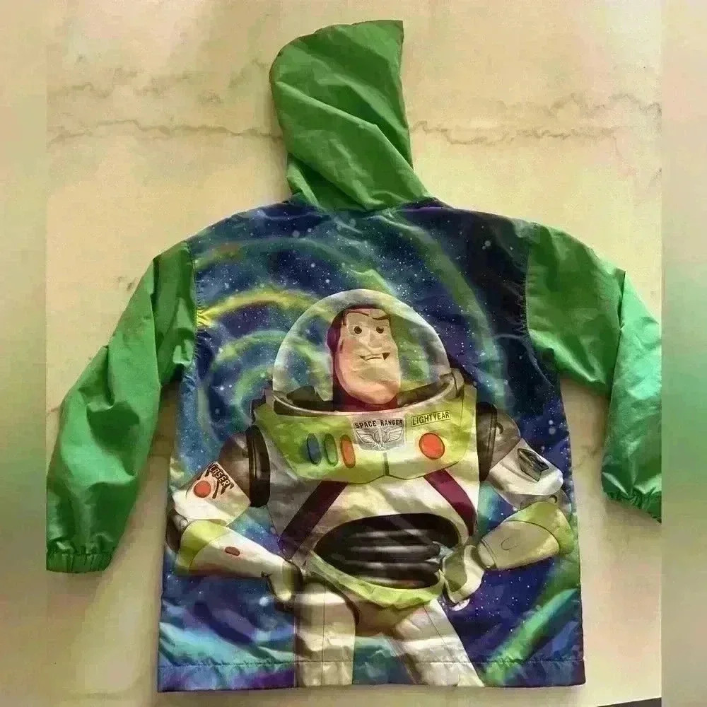 Disney Store - Boy's - Buzz Lightyear - Hooded Lightweight Jacket - Toddler M